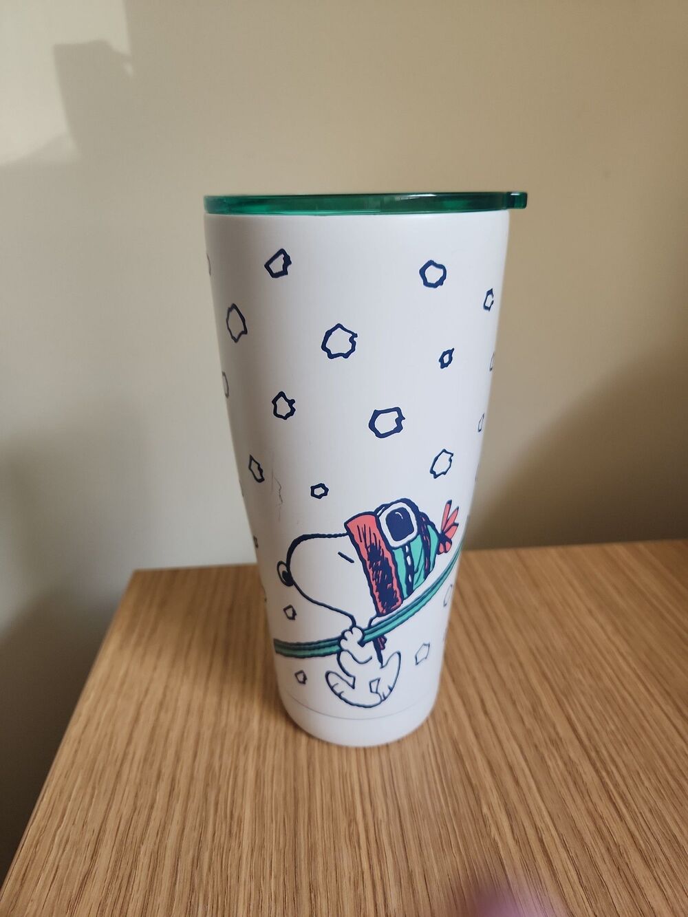 Peanuts Stainless Steel Tumbler w/ Snoopy in Winter